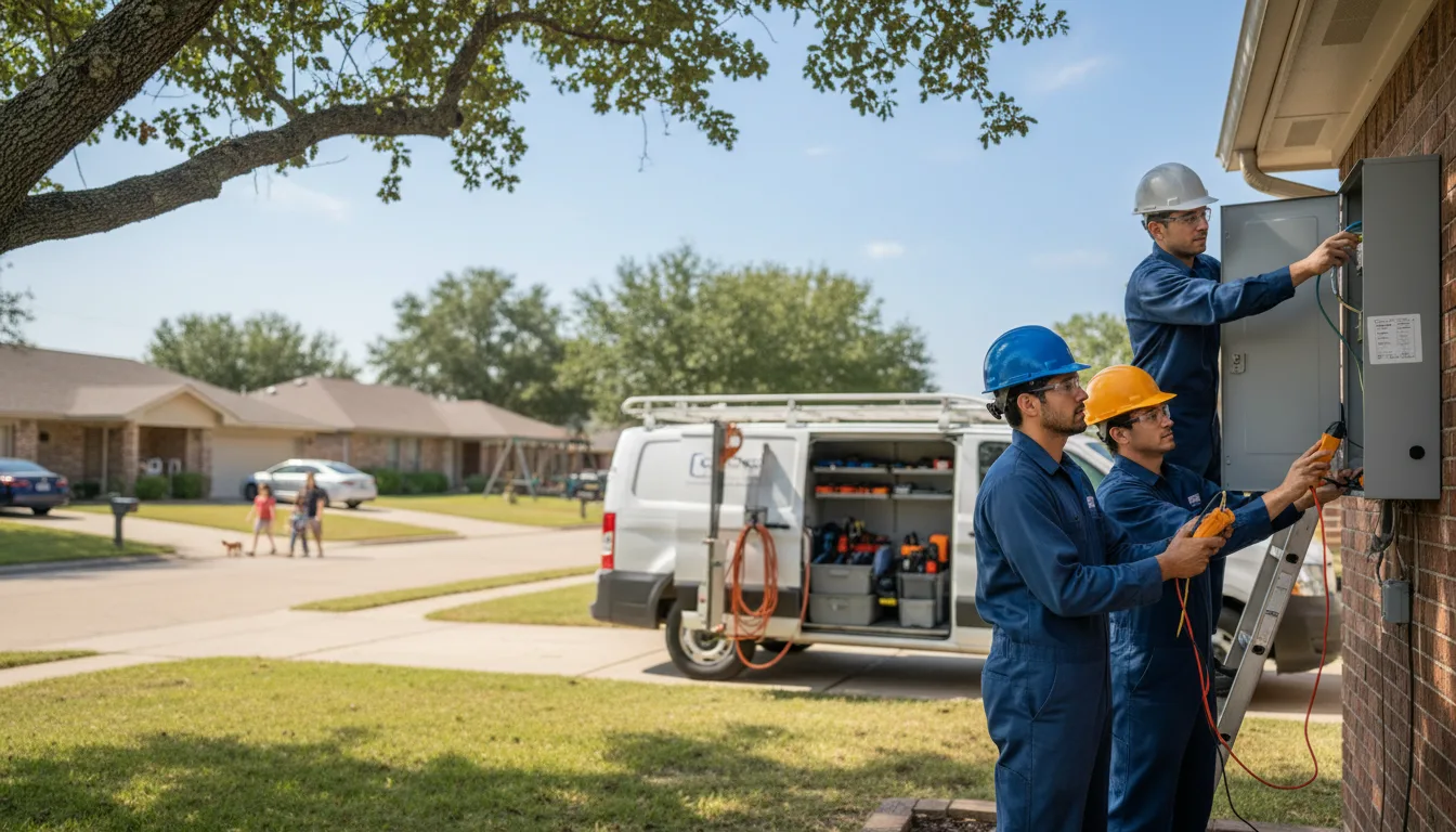 Certified electrician providing emergency electrical services in Belleville, KS
